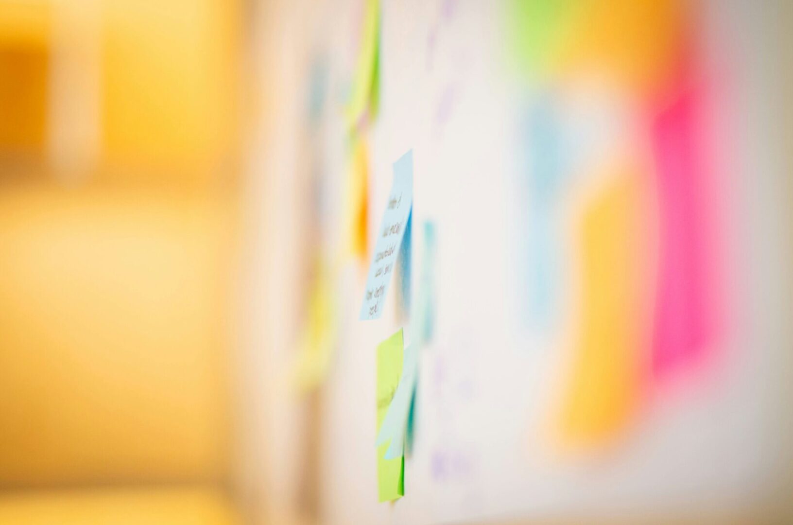 Photo de post-it pour illustrer la reflexion